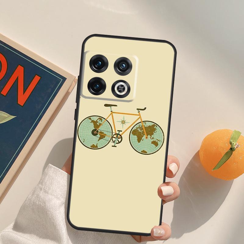 Bike Cycling Art Case For OnePlus 11 10 9 8 Pro 8T 9R 10T 9RT Ace Nord 2 2T CE N10 N100 N20 N200 Back Cover