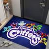 Cartoon S Smiling C Critters Door Mat Washable Non Slip Living Room Sofa Chairs Area Mat Kitchen Doormat Area Rug