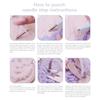 Punch Needle Stickerei für Erwachsene DIY Bastelsets Landschaft des Planetenraums DIY Punch Needle Set Kunsthandwerk DIY Set