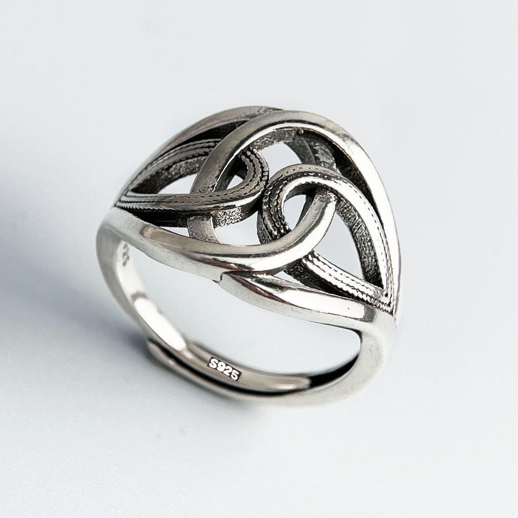 Copper Rings For Women Couple Minimalist Handmade Simple Retro Cross Line Ring Fine Jewelry Gift Prevent Allergy