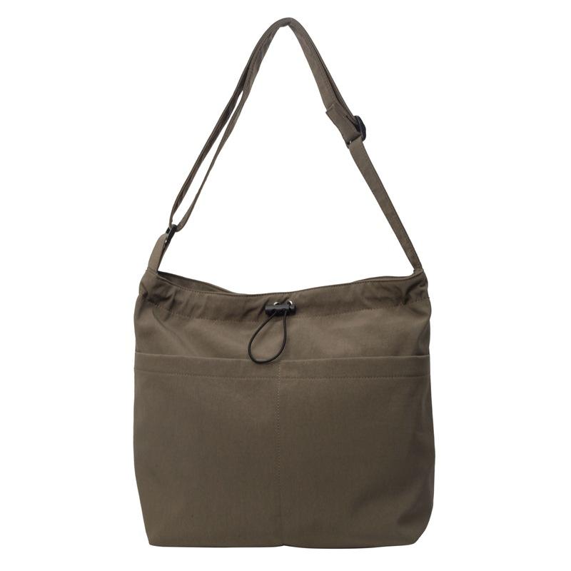 

Женская однотонная сумка на плечо большой емкости, сумка для студентов, пригородная сумка зелёный