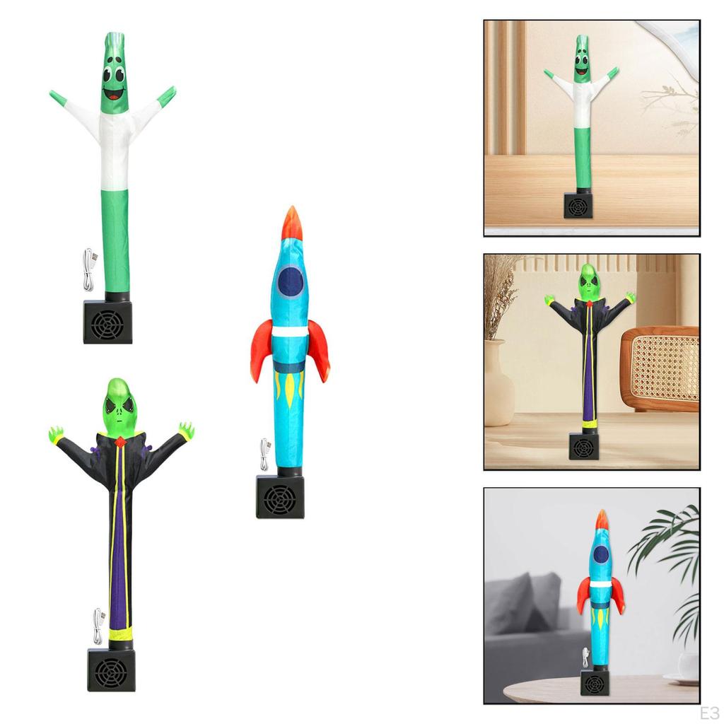 Air Inflatable Waving Set Puppet Dance Artist Desk Dancing Man Sturdy Favor