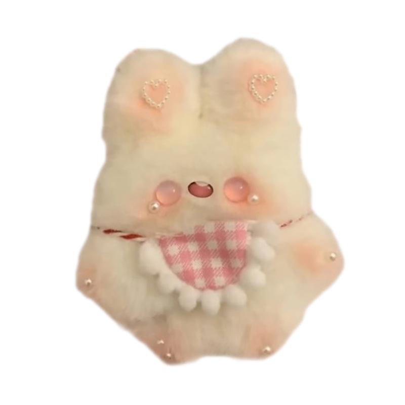 Bib Rabbit Finished Product Will Squeak, Little Rabbit Homemade Doll, Classmate Keychain, Bag, Pendant, Gift For Best Friend