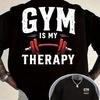 Black Cotton TShirt Gym Workout Bodybuilding Muscle Men Fitness Casual Vintage - Men's Summer Cotton Graphic Tee