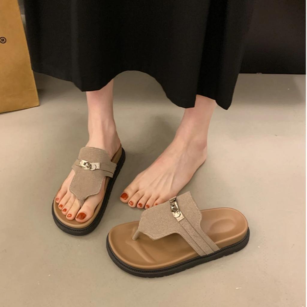 Fashion Women Slippers Flats Sandals Summer Shoes 2025 New Casual Trend Woman Flip Flops Sport Slingback Shoes Slides Mujer Sandalias