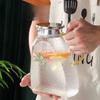 Refrigerator Side Door Cold Kettle High Borosilicate High Temperature Resistant Hammer Glass Cold Kettle Household Large Capacity Boiled Water Pot