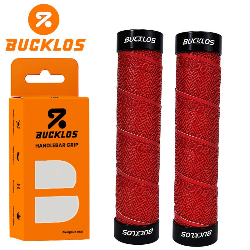 BUCKLOS Mtb Grips Ultralight Mountain Bike Grips Bicycle Handlebar Tape Grip Lock on AM BMX Mtb Cuffs Bicycle Handle Bike Part