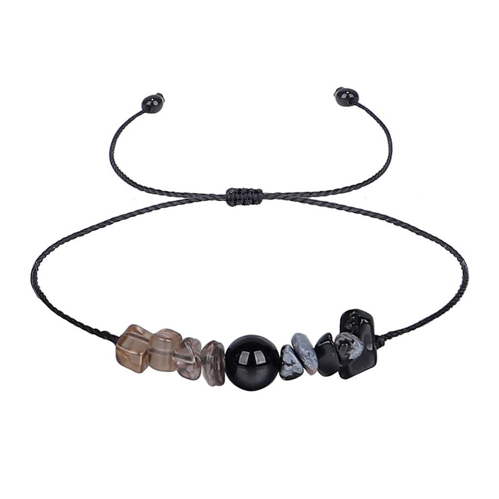 

Браслет в богемном стиле, нерегулярный раздавленный браслет, тканый, регулируемый, браслет-цепочка, плетеные браслеты, подвеска