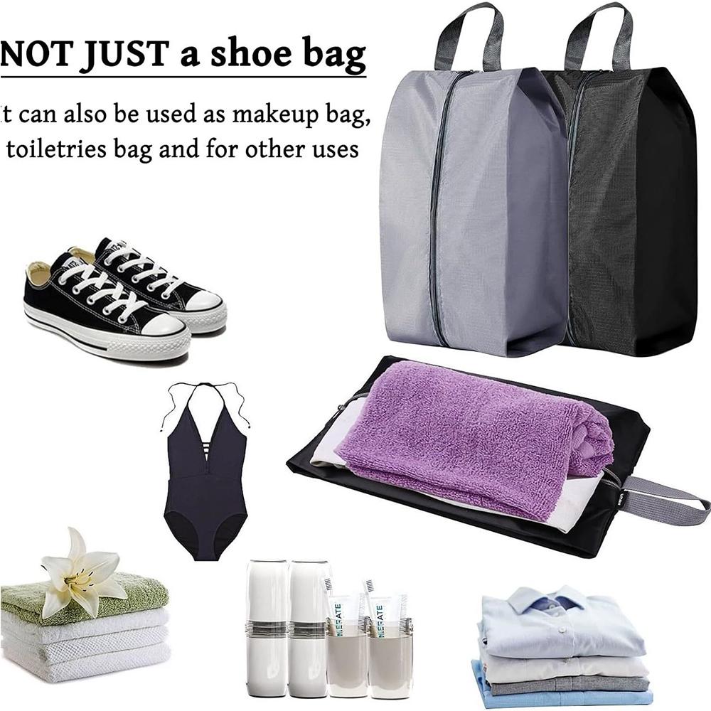 6 Pcs Shoe Bags for Travel, Portable Nylon Shoe Bag for Daily and Travel Use