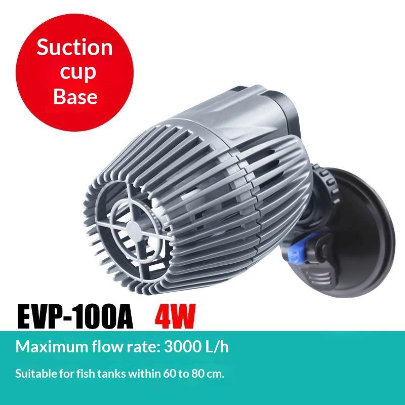 Aquarium Wave Maker Pump Energy Saving High Efficiency Quiet Propeller Strong Suction Cup for 25-90 Gallon Saltwater Fish Tank