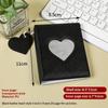Cute Heart Design Photocard Holder 3 Inch 40 Pockets Hollow Photo Album for Teen Idol Lomo Card Collection Organization