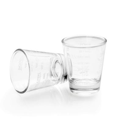 1oz30ml Espresso Shot Glasses, Measuring Cups with Graduated Measuring Cups, Thick Tempered Heat-Resistant Glass, for Sake, Wine, and Espresso