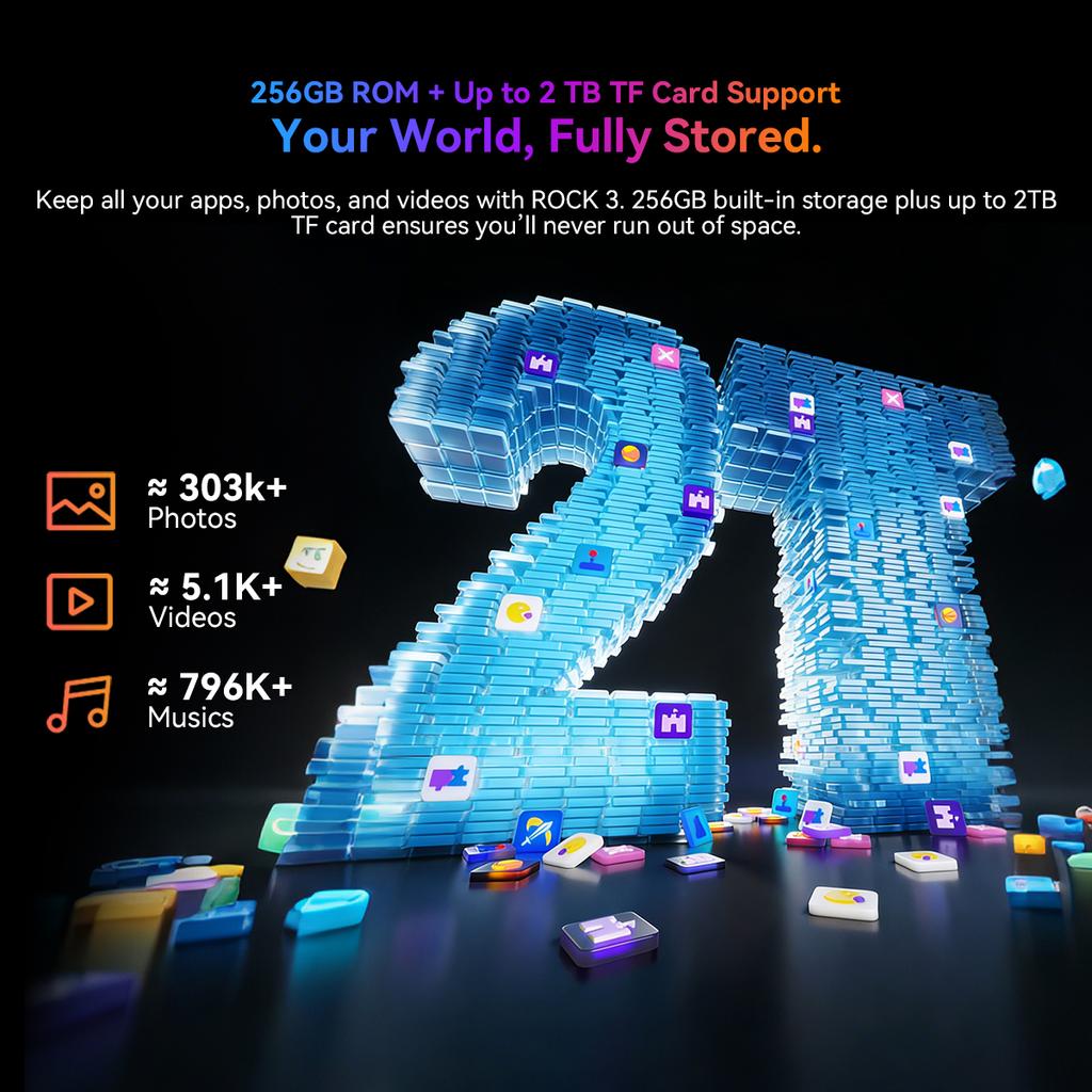 Blackview ROCK 3 Outdoor Smartphone 32GB+256GB Thermal Imaging Camera 10000mAh Mobile Phone