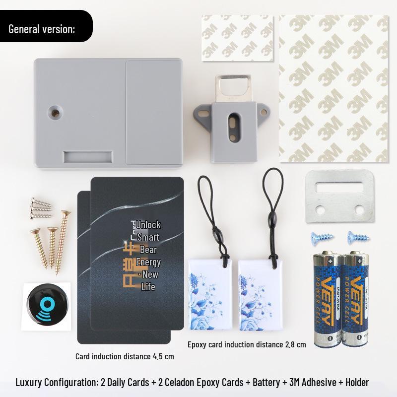 Electronic Smart Induction Invisible Lock for Cabinets and Wardrobes