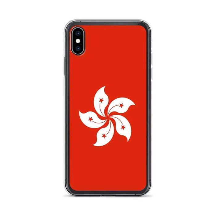 Coque Télephone Drapeau Hong Kong - iPhone XS Max