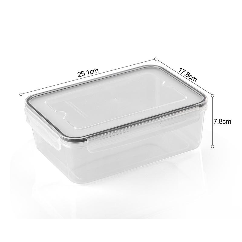Kitchen Refrigerator Transparent PP Plastic Food Storage and Preservation Box