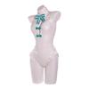 Bicute Rurudo Artist White Bunny Girl Costume Women Elastic Leather Fabric Sexy Cosplay Bunny Suit White Green Jumpsuits