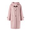 Qiusui Yiren College Style Lamb Wool Toggle Coat