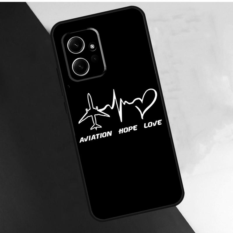 Aircraft Airplane Fly Travel Case For Xiaomi Redmi Note 14 10 11 12 13 15 Pro Plus Cover For Redmi 15 14C 10C 12C 13C 15C