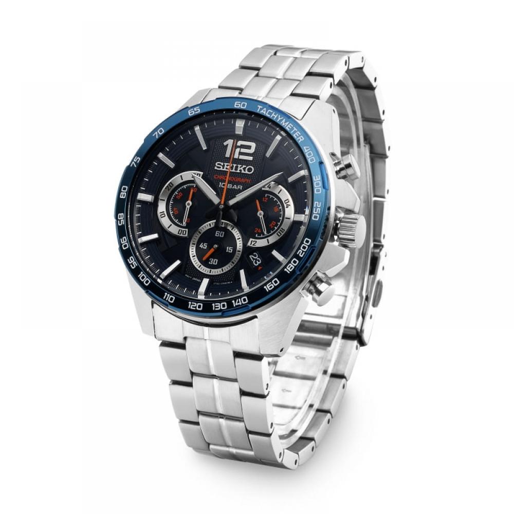 Seiko Chronograph Men S Metal Watch SSb345p1