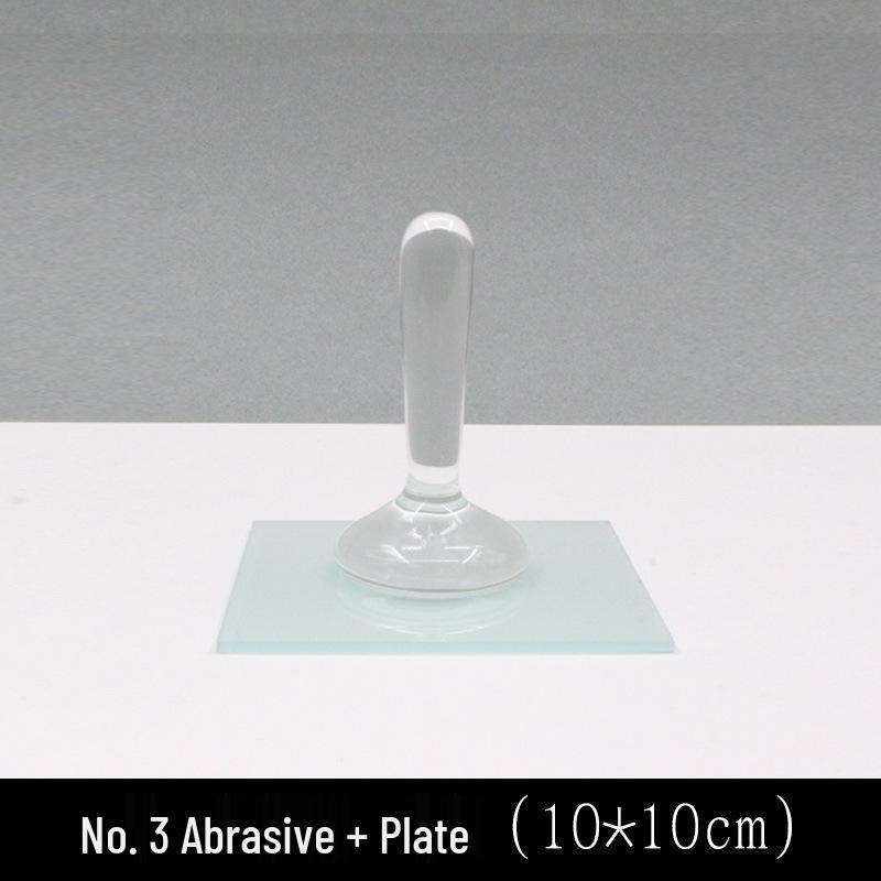 

Cold & Warm Mineral Pigments Grinding Set: Pestle, Color Powder, Oil & Tempera Pigments, Glass Plate