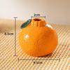 Orange Fruit Shaped Flower Vase Propagation Plastic Vase Desktop Art Vase Tabletop Decoration Bunch Centerpieces Home Decoration