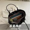 Niche large-capacity hand-woven bag 2025 new high-end portable tote bag commuter casual shoulder bag