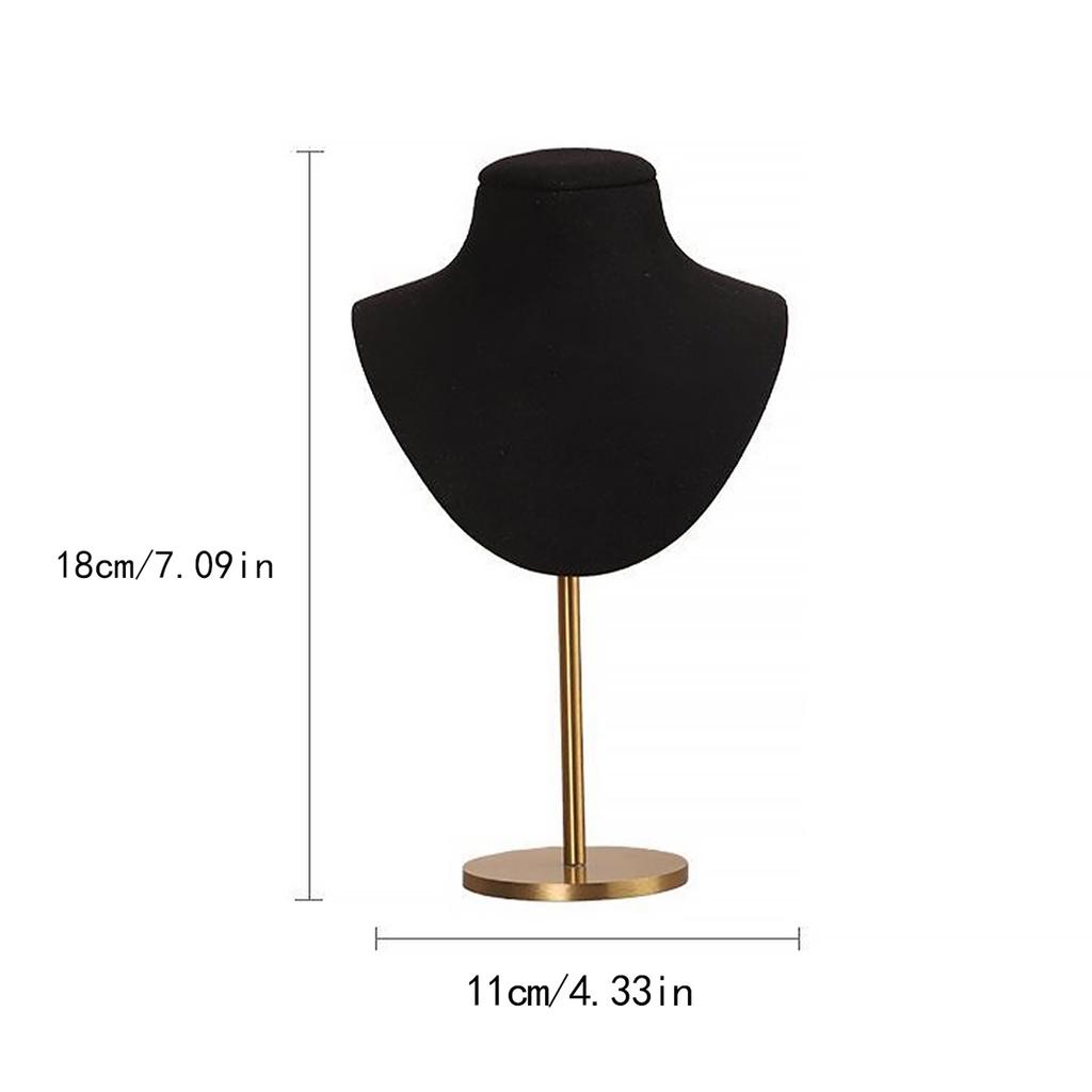 Jewelry Stand Display Necklace Holder T-Bar Plated Metal Tabletop Jewelry Organizer Tower for Show Jewelry Hanging Pendant