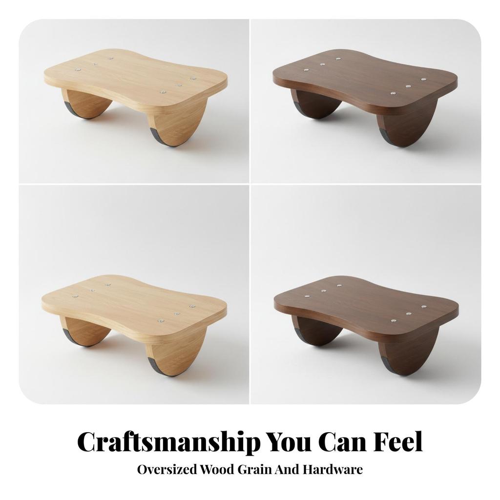 Rocking Foot Rest Low-Height Furniture Easy to Clean for Students
