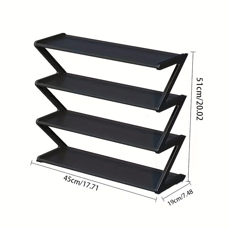4-Layer Z-Rack: Hands-Assembly Without Tools, Expandable Stacking System! for Dorms/Classrooms. Pair with Christmas Socks