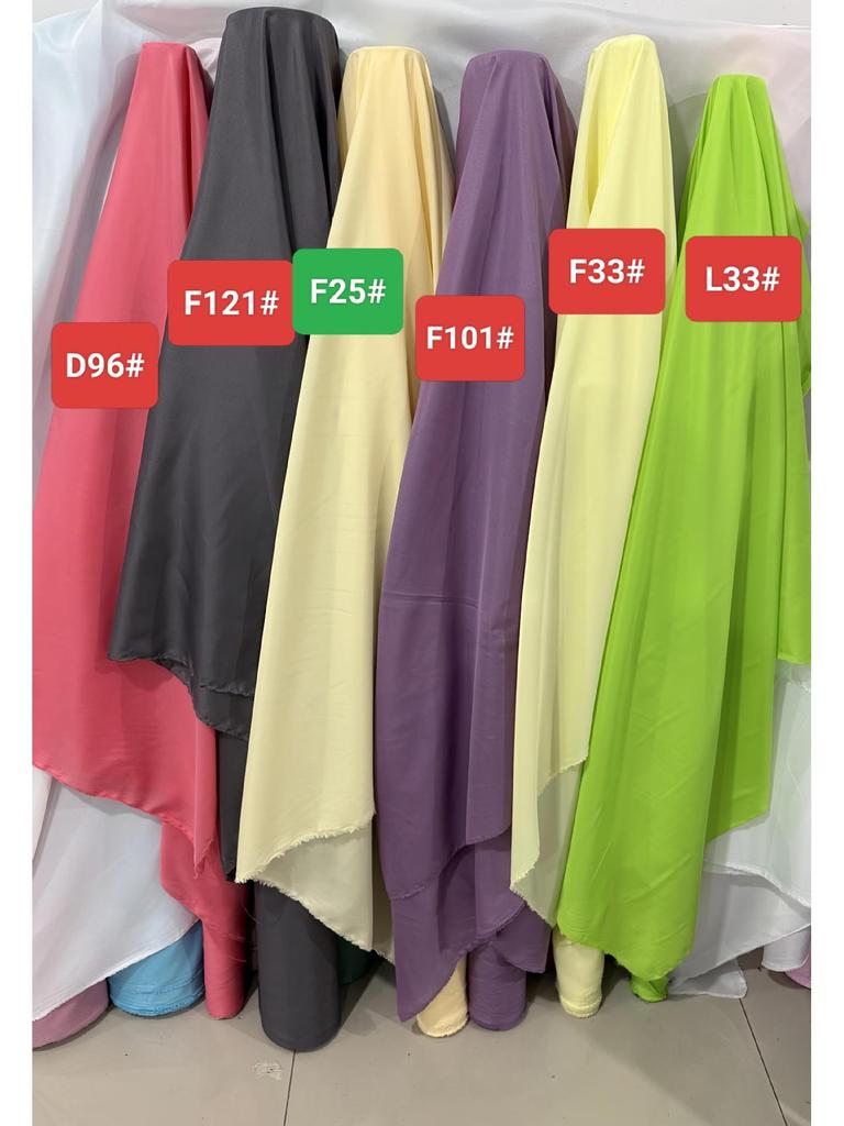 Polyester Pongee Solid Color Lining for Suits and Cashmere Coats