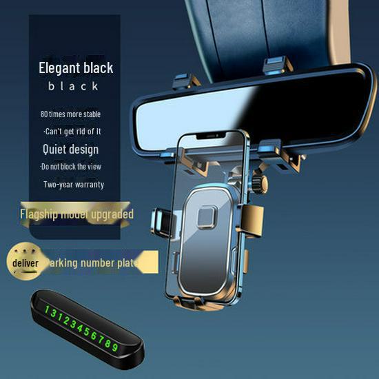 2025 Rearview Mirror Car Phone Holder with Navigation Support