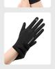 Men's Fingerless UV Protection Gloves for Driving and Cycling - Ice Silk, Summer Thin Style.