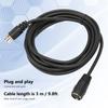 6 Pin DIN Male To Female Cable Sound Data Signal Connection Extension Cord for Digital Sound Devices