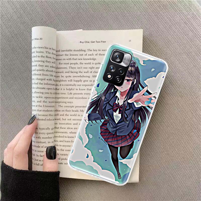 Anime Komi Shouko Cant Communicate Phone Case For Xiaomi Redmi Note 14 13 Pro Plus 5G Cover 13C 14C 12 12C 9 9T 9C 10 10C 8 7 6