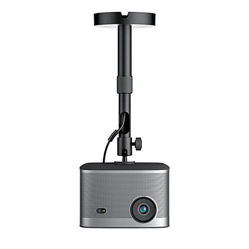 Soporte de Techo Universal para Proyector con Rotación de 360 Grados e Inclinación de 90 Grados para Cine en Casa y Oficina