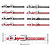 1PCS 3D ABS Car Side Fender Emblem Decoration Body Trunk Badge Sticker Auto Accessories For Mercedes Benz 3.2 5.5 6.3 6.5 AMG