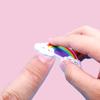 Mini Cartoon Rainbow Cloud Nail File - Double-Sided EVA Beauty Tool for Manicures (Irregular Shape)