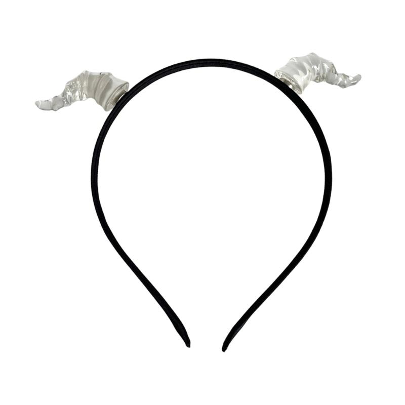 Handmade Devil Horn Hairband Girls Cosplay Accessories Beast Horns Fursuit Masquerades Halloween Cosplay Party