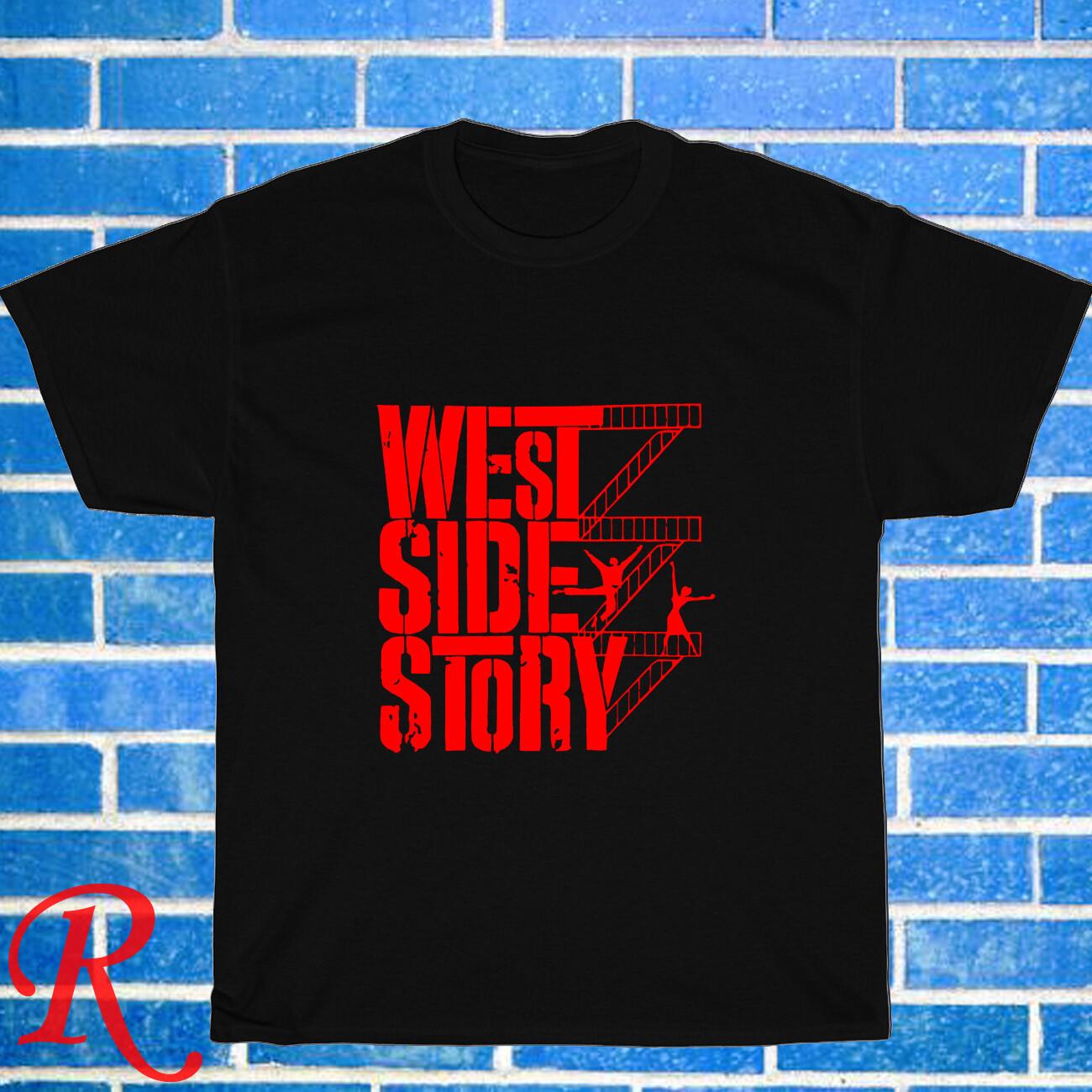 New West Side Story Broadway Black/Grey/Navy/White Size S-5XL Unisex T-Shirt S