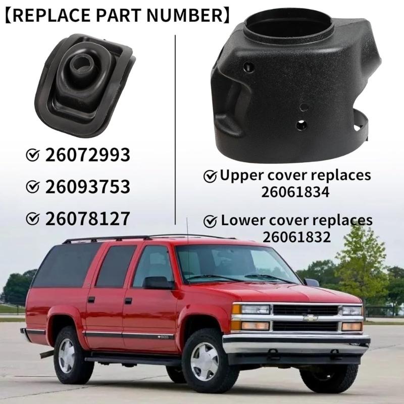 Strong Plastic Steering Column Covers And Flexible Transmission Lever Seal For 2002 Full Size SUV Family Vehicles
