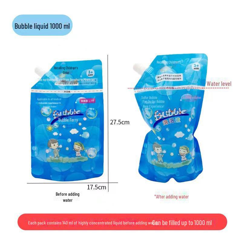 Popular Handheld Luminous Gatling Bubble Gun: Fully Automatic Bubble-Blowing Toy for Kids