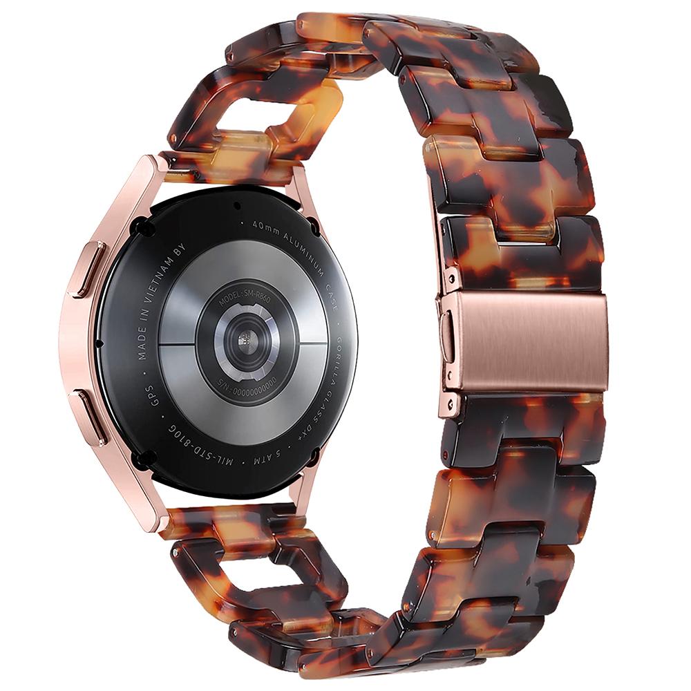 For Garmin Forerunner 245/245 Music Fashion D-Shape Resin Strap Bracelet Watchband