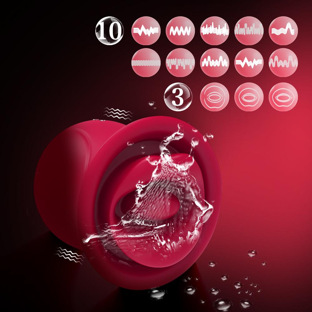 Silicone Vibrator, Nipple Clitoris Anal Stimulation Massager 10 Vibration Modes Unisex Adult Sexy Toys, Sex Toy For Ladies
