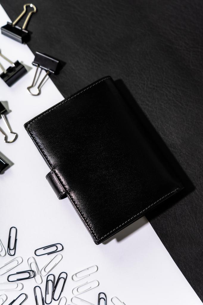 Men's Leather Wallet N104L-RVT BLACK