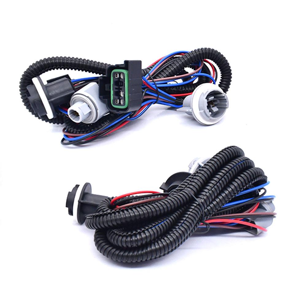 

2pcs Tail Light Wiring Harness Kit For Chevy Silverado 1500 1500HD 2500HD 3500 2003-2007 Rear Lamp Wiring Harness Accessories