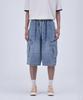 Peulojegteusseuli Signature Cargo Bermuda Pants [Medium Blue]_Hb2113