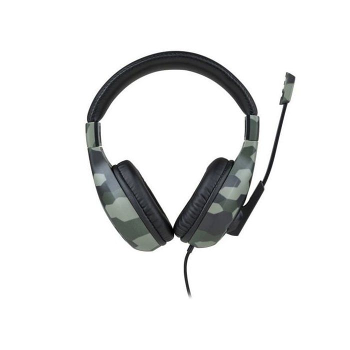 Casque stéréo camouflage vert filaire pour PS5/Xbox series X