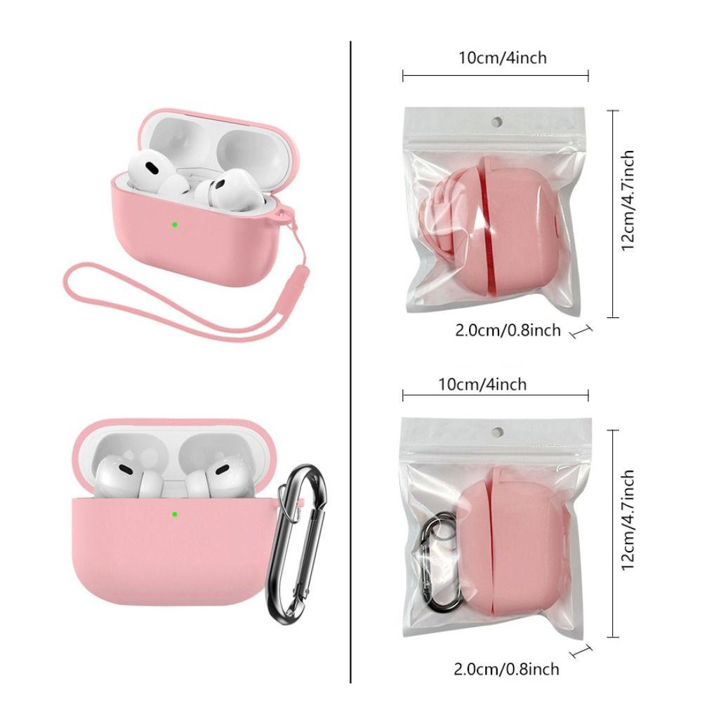 Dustproof Earbuds Cleaning Kit with lanyard Charging Box Shell Protective Case for Airpods Pro 3