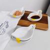 Cartoon Seasoning Dish Soy Sauce Dish Ceramic Dish Tomato Rack Salad Sauce Container Creative Table Decoration Home